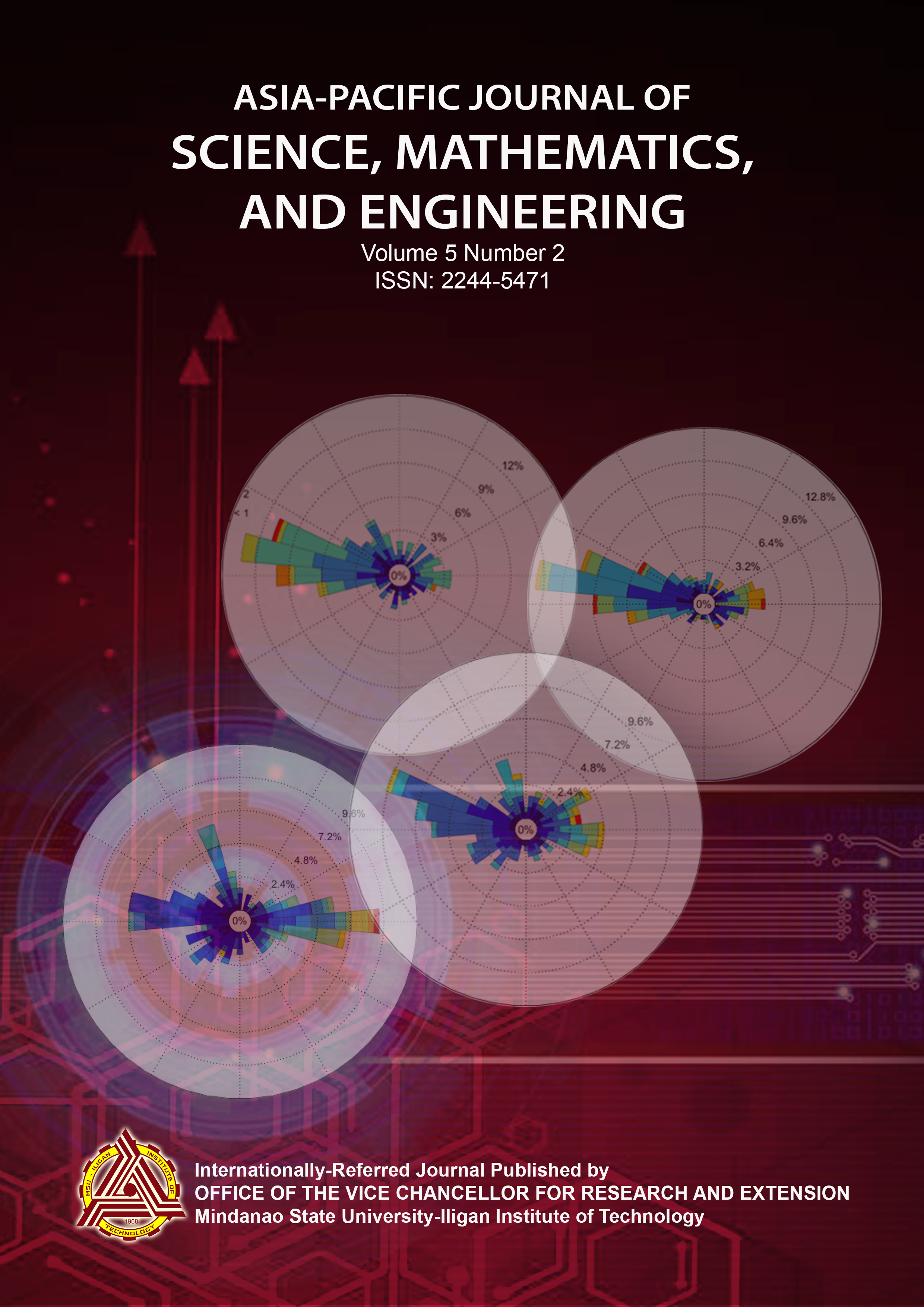 					View Vol. 5 No. 2 (2019): Asia-Pacific Journal of Science, Mathematics, and Engineering
				